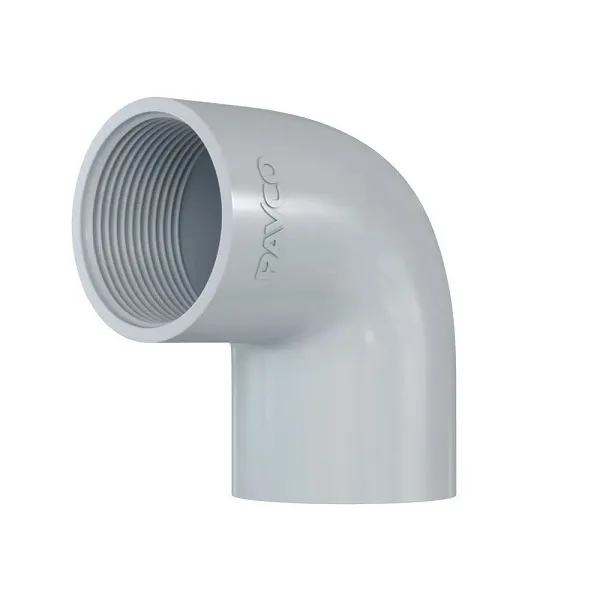 Codo PVC con Rosca