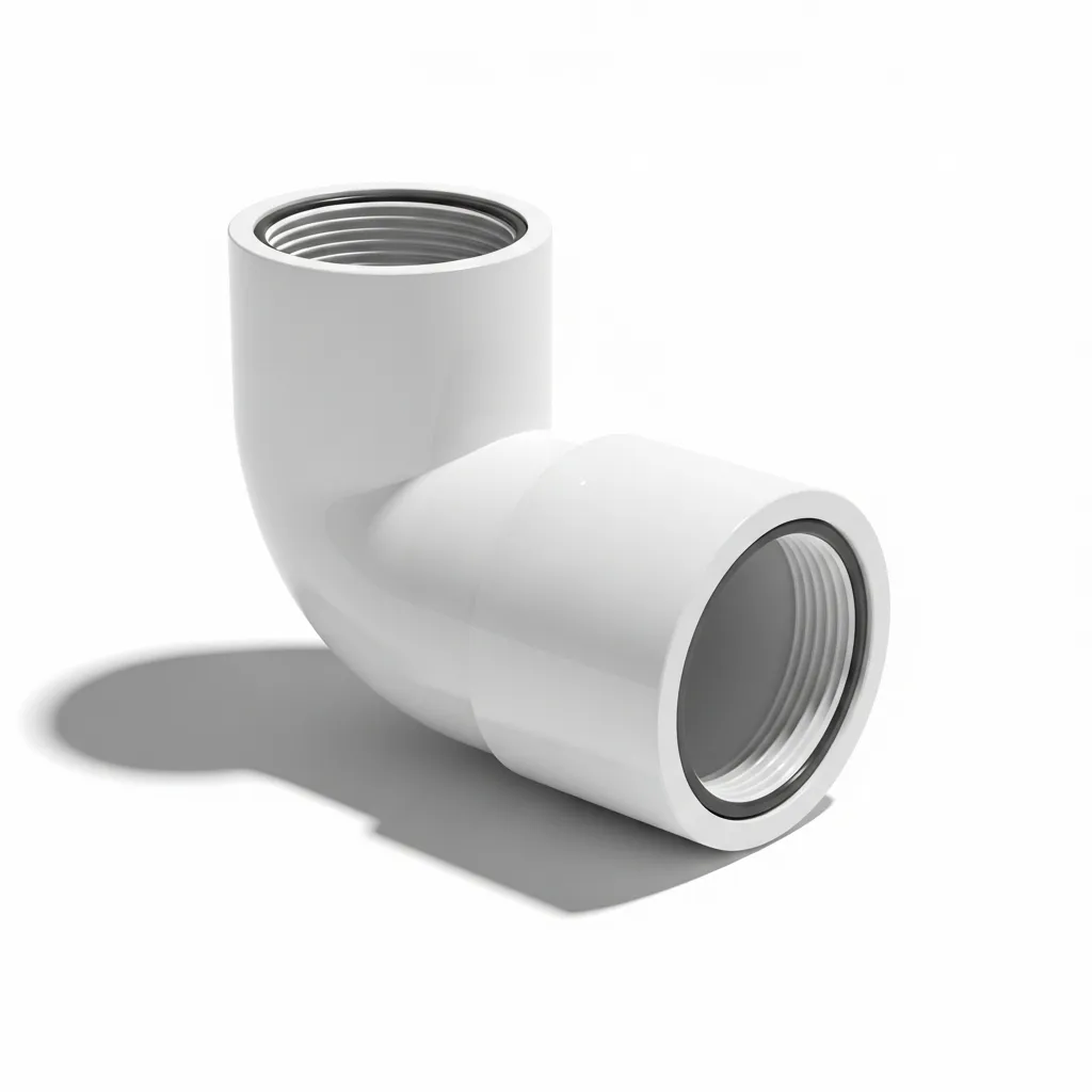 Codo PVC Blanco de 110 mm 87º M-H Blanco