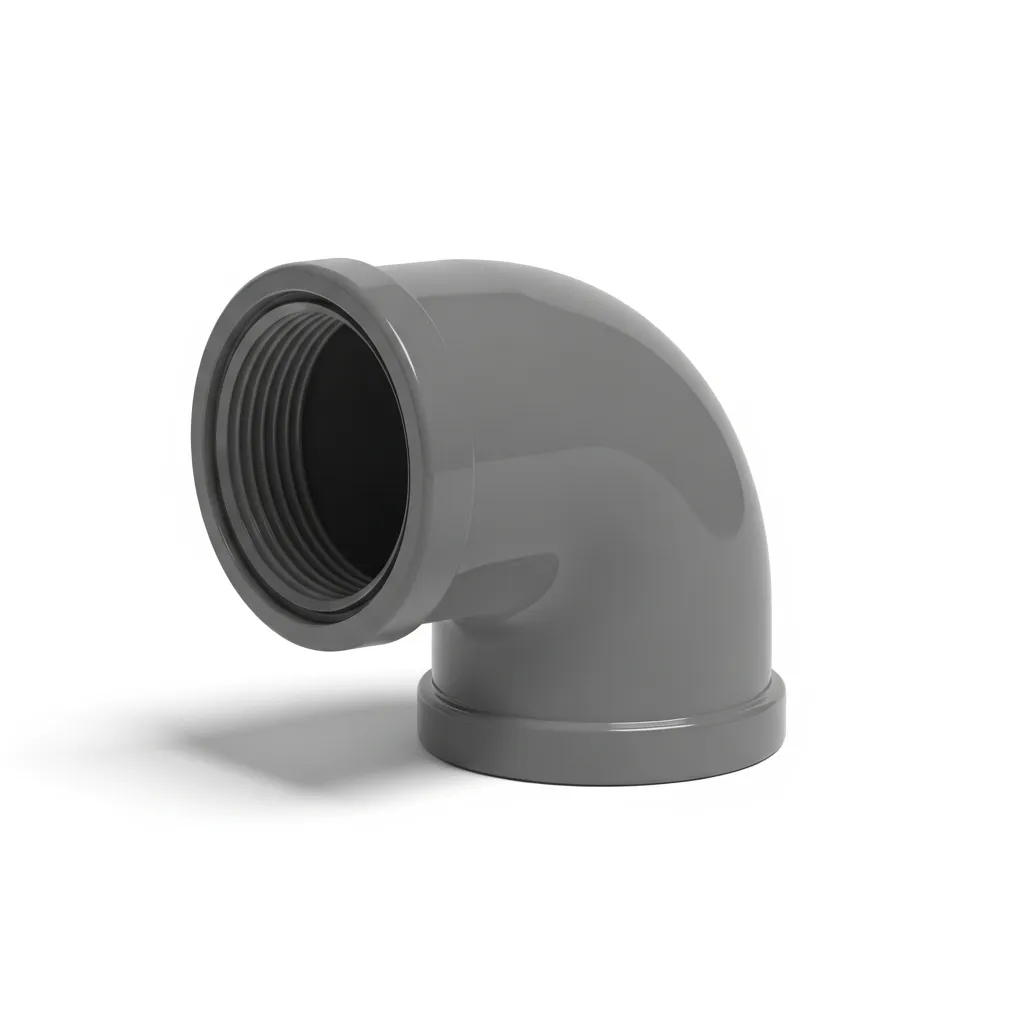Codo PVC de 110 mm 87º H-H Gris