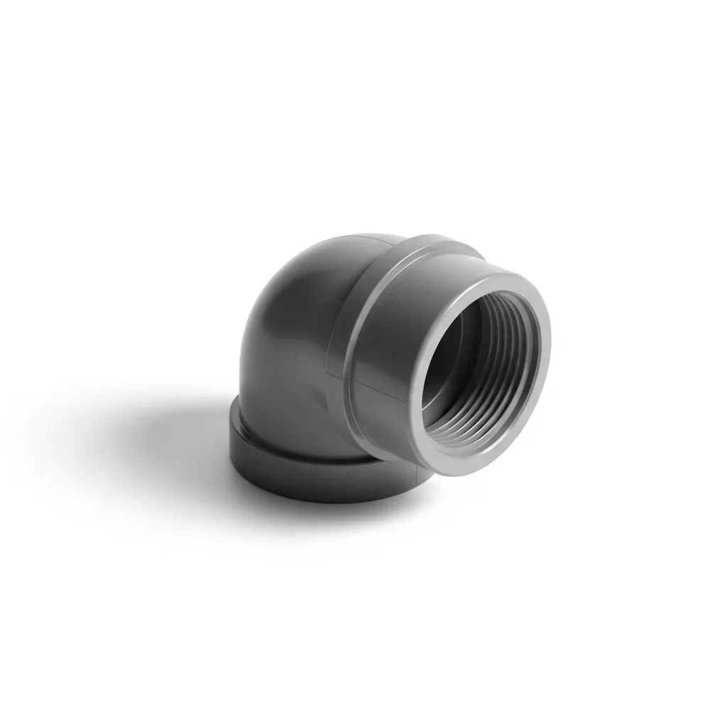 Codo PVC de 125 mm 22º M-H Gris