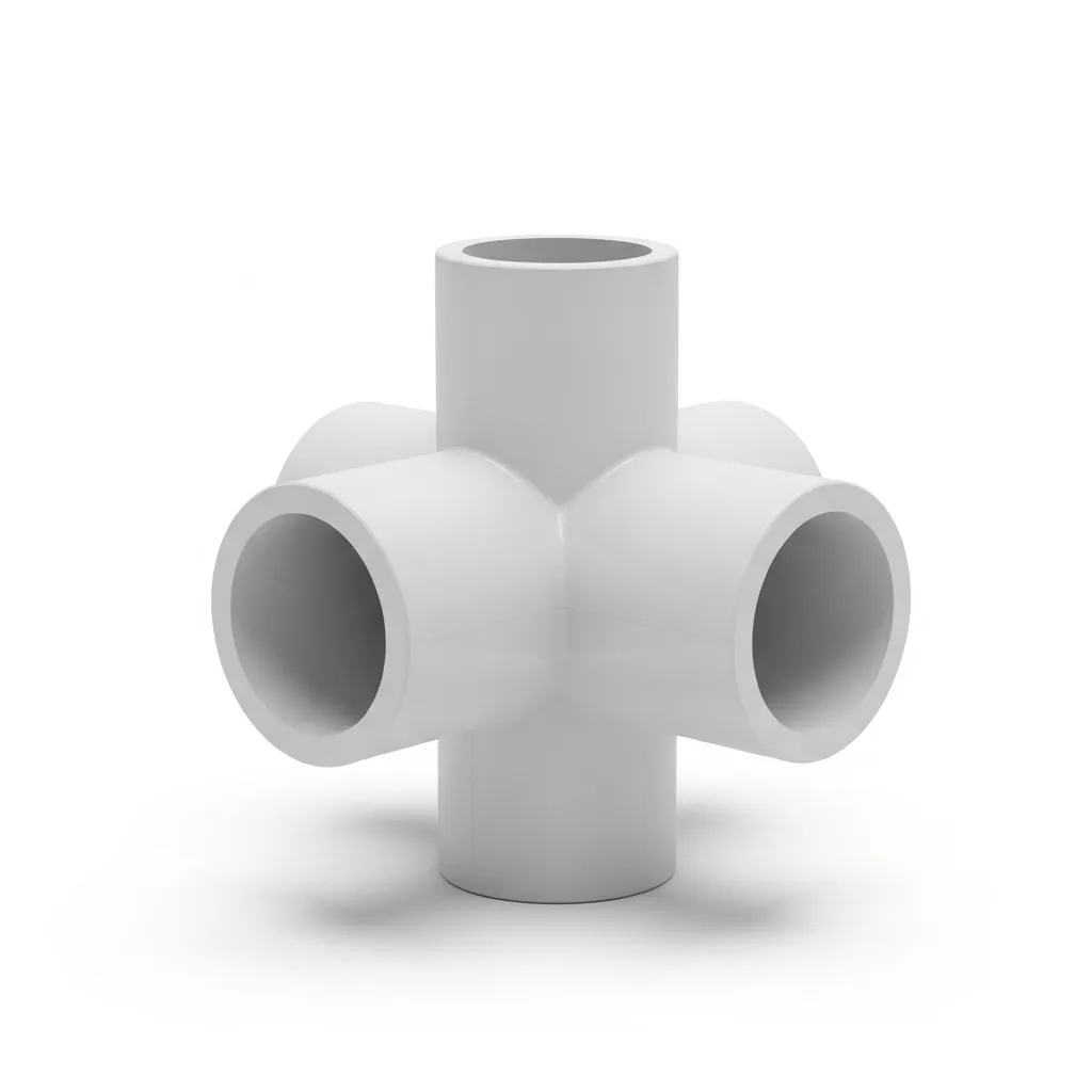 Cruz PVC Sanitario 125 mm 87º