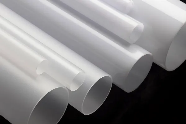 Tubos Metacrilato Blanco Opal